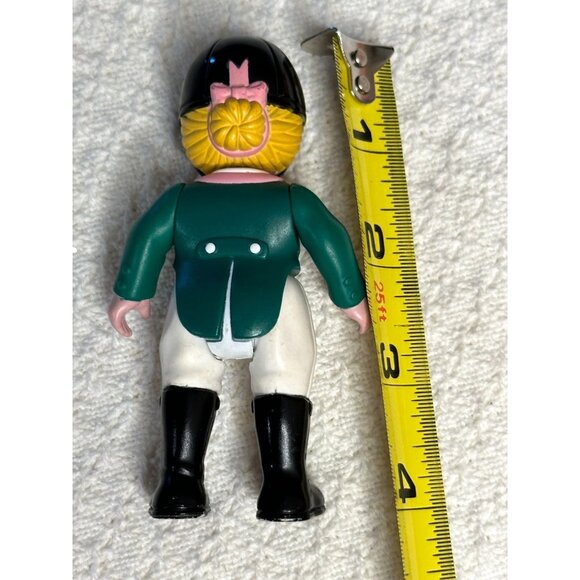 Fisher Price Loving Family Dollhouse Horse Rider Girl Doll Equestrian Vtg 4" - Picture 6 of 7